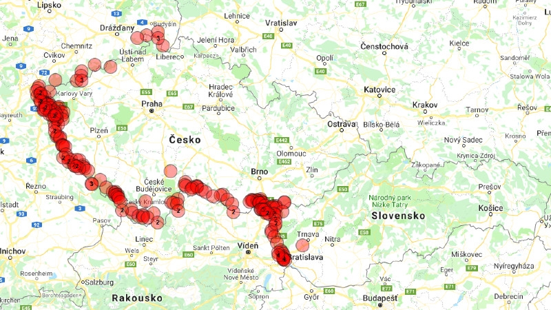 Usmrcené na československé hranici v letech 1948-1989 dokumentuje aplikace https://mapa.zelezna-opona.cz