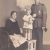 Hildegarda Stříbná s rodiči v roce 1942. Tatínek František Hanzlík, který se nechal vyfotografovat v uniformě wehrmachtu, je na dovolené z fronty