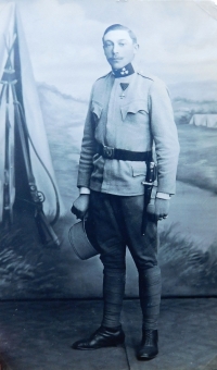 Father Bohumil Hrubý in the First World War