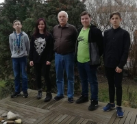 Žákovský tým s Bohumírem Švestkou