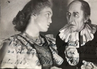 Edita Svobodová s Františkem Filipovským