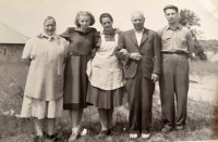 In Hodov with parents and siblings 