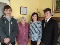 Květoslava Čaloudová s týmem z projektu Příběhy našich sousedů