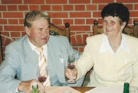 2009, celebration with wife