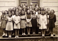 Pamětnice na reálném gymnáziu v Písku