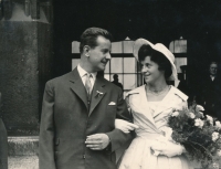 1960, first wedding
