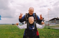 Pamětnice - 65 let, seskok z letadla, 4000 m