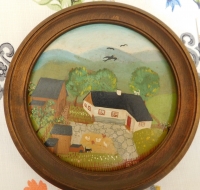 Kresba rodného domu Anny Krškové v Hynčicích nad Moravou