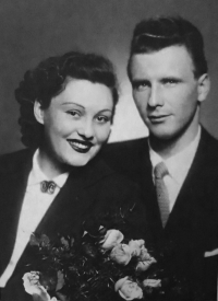 S druhým manželem Jiřím Uherem