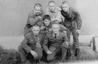 Stanislav Stojaspal at the military service in Prešov in August 1978, when he and other soldiers cut their hair off as a protest against the tenth anniversary of the occupation