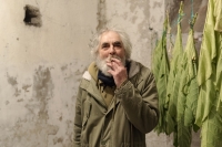 Vladimír Smetana v prostorách Galerie PZ. Praha, 2018