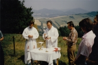At the Salesian cottage houses in Vidče u Rožnova