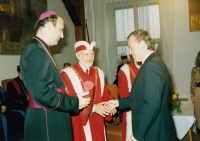 At his promotion to associate professor, 17. 11. 1993