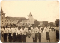 Protests in Burma in 1988 against the totalitarian government
