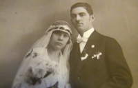 Svatba rodičů, 1926