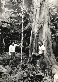 Jiří Blata (vpravo), jihoamerická expedice, Nikaragua