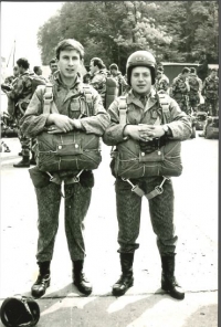 Pavel Chmelík v době služby v ČSLA