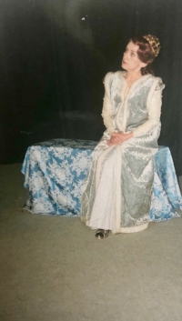 Helena Němcová v divadelním představení