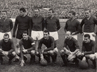 Sparta Praha football team; around 1965