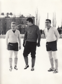 Late 60s, Chomutov, with Jelínek and Ledecký