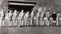 Sparta football team, Ústí nad Labem; 1958-1959