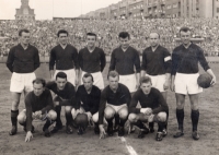 Mužstvo Spartaku Praha Sokolovo