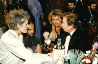 With Václav Havel