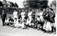 Kamrla Jozef ako futbalista cca 1960