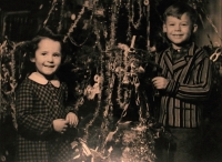 Kristina Čermáková s bratrem