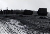 Jiří Langer / journey 1957 / hay shed in Východné pod Vysokými Tatrami / Slovakia