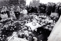 The funeral of Jan Zajíc / Vítkov 1969