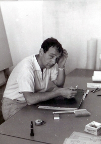 Jan Hlach v počátcích emigrace ve Švýcarsku (r. 1969)
