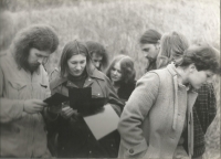 Výstava na Šibeníku v Uničově asi v roce 1982. Foto: Petr Fráňa