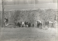 Výstava na Šibeníku v Uničově asi v roce 1982. Foto: Petr Fráňa