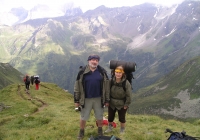 Petr a Věra Náhlíkovi v Alpách (r. 2013)