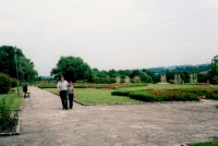 Son Miroslav with grandson Martinem the Rose Orchard in Lidice (2010)