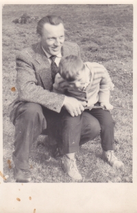 Zdeněk s tatínkem