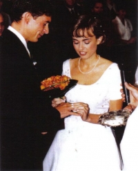 Svatba dcery Petry s Alešem, 7. 9. 2002