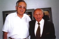 S Václavem Červenkou, vlastníkem Galerie jednadvacítky a restaurace téhož jména