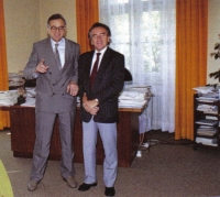 Jiří s profesorem Kesslerem
