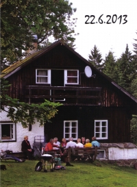 Chaloupka na Zadově, kam Jiří se svými kamarády často rád jezdíval - nejen lyžovat