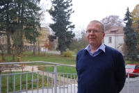 PhDr. Petr Goldmann in the area of the Bohnice hospital