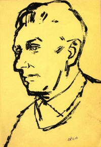 Alois Pospíšil - perokresbou zachycen jako hrdina
(Pod melechovskou tvrzí - Bohumír Fučík, Východočeské nakl. r. 1962)