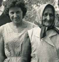 Maminka and Zofia in 1965 