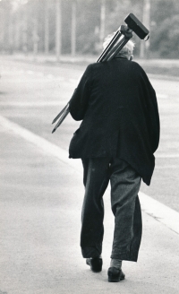 Josef Sudek, cca 1969, foto: Josef Chroust