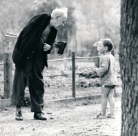 Josef Sudek cca 1969, foto Josef Chroust