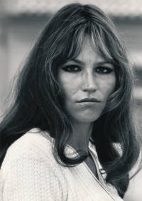 Marta Kubišová, singer, 1969. Photograph by Josef Chroust