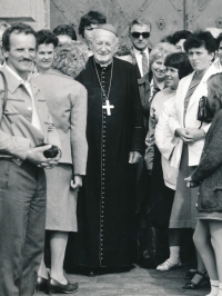 Cardinal František Tomášek. Photograph by Josef Chroust