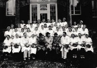 Zdravotnický kurz v Praze-Krči, 1943