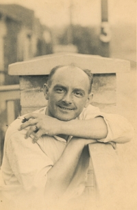 František Voborský, witness' father. 1937